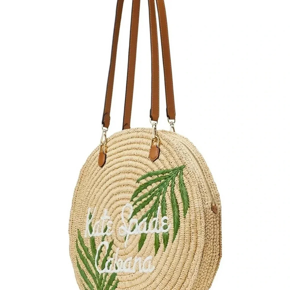 Kate Spade Sunkiss Cabana Straw Circle Tote - Picture 10 of 10